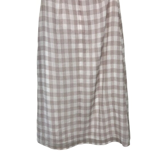 Lulus Womens Dress Small Soft Side of Mauve Zip Back Puff Sleeves - Picture 7 of 9